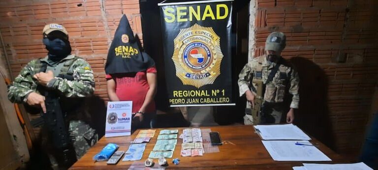 Detienen a presunto microtraficante durante allanamiento en Pedro Juan Caballero