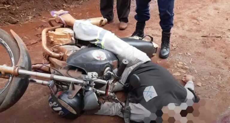 Encuentran a motociclista herido de gravedad en Pedro Juan Caballero