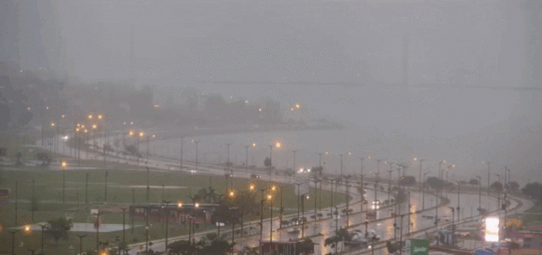 Meteorología anuncia lluvias y tormentas en nueve departamentos