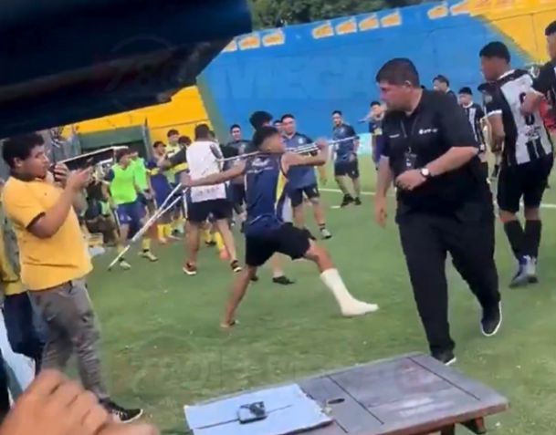 ¡Milagro! Jugador enyesado se convirtió en samurai en Capiatá
