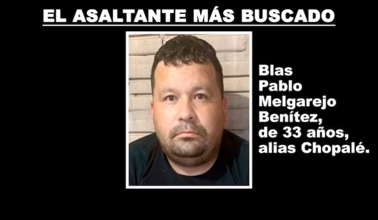 Capturan a “Chopalé”, el asaltante más buscado de Paraguay
