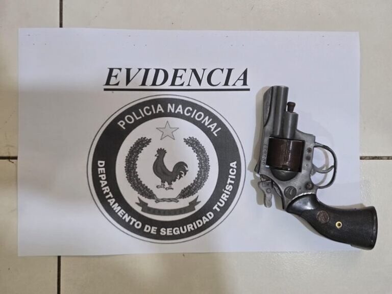 Aprehenden en Costanera Asunción a adolescente con arma de fuego