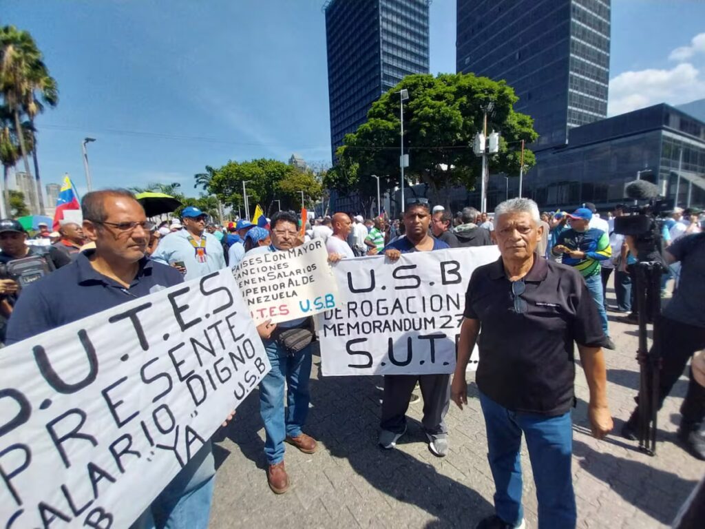 Estas organizaciones protestan contra Delcy Rodríguez y se reúnen para exigir reforma económica en Venezuela