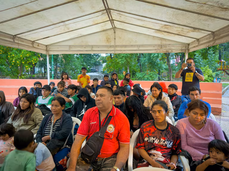 Movilización indígena y campesina en Asunción: reclaman tierra, presupuesto y fin de desalojos