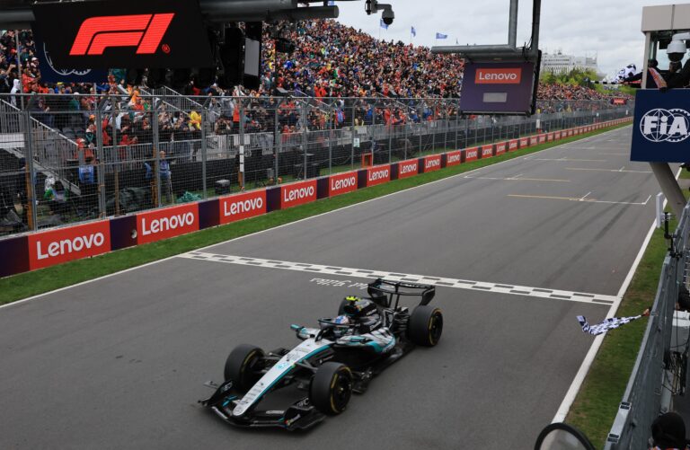 Antonelli se queda solo en Montreal tras una feroz batalla con Russell