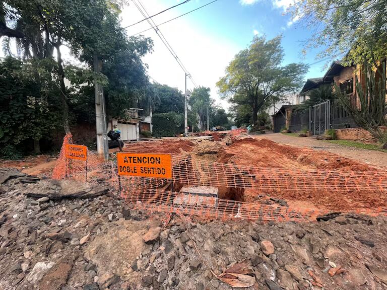 Caos en Manorá y Santo Domingo por obras de desagüe pluvial