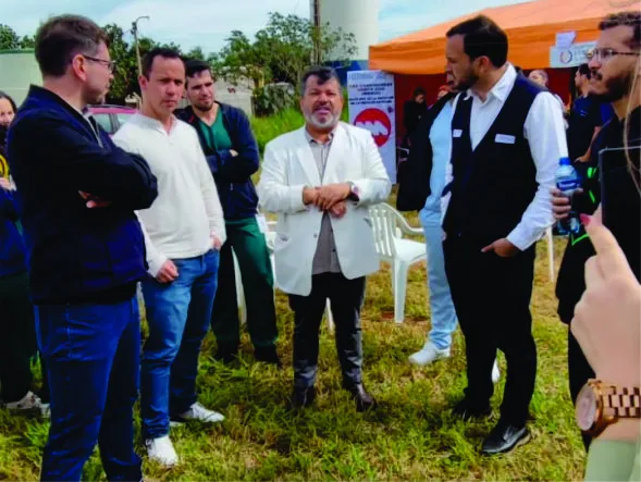 Carlos Bernardo acompañó la jornada extramural de la XIII Región Sanitaria en PJC