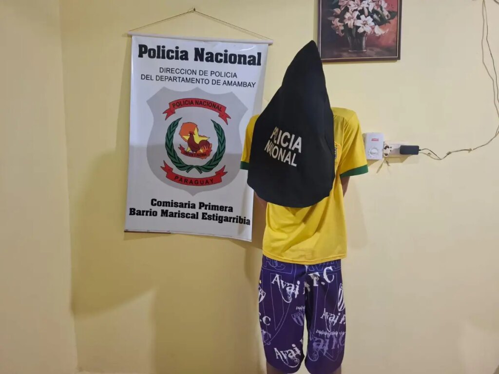 Celos del novio de su madre terminaron en aprehensión y moto incautada en Pedro Juan Caballero
