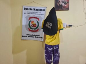 Celos del novio de su madre terminaron en aprehensión y moto incautada en Pedro Juan Caballero