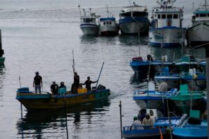 Drones que disparan y el misterioso comerciante azul: el miedo de los pescadores ecuatorianos