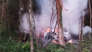 Hallan cuerpo calcinado tras incendio de un automóvil en Cambyretá