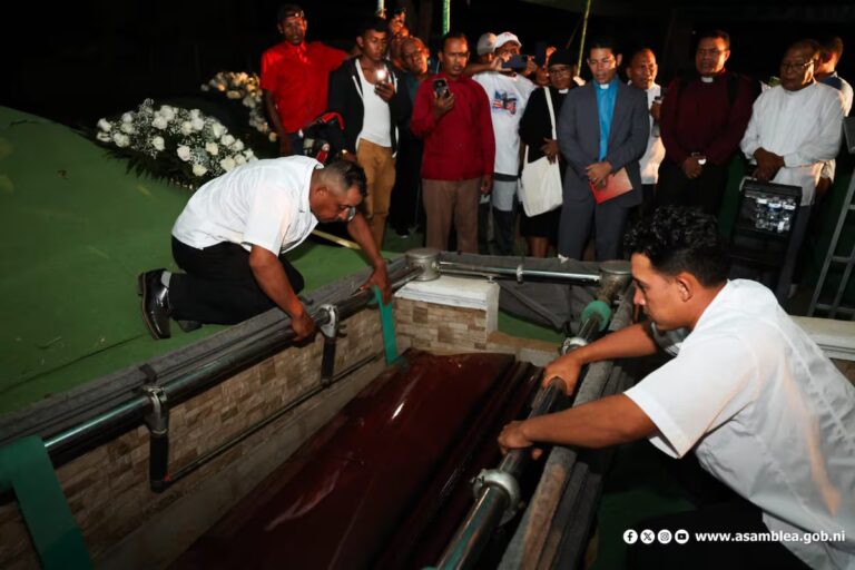 El gobierno de Ortega ha confiscado el cuerpo del líder del país, Brooklyn Rivera, quien murió en prisión en Nicaragua.