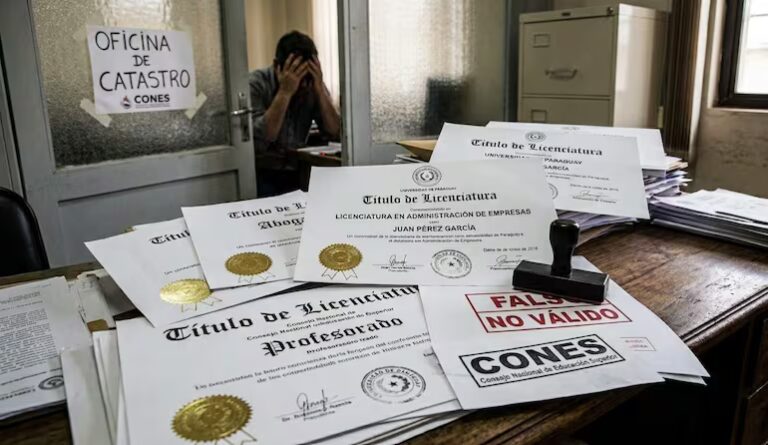 Títulos falsos: descontrol del Cones hunde la educación