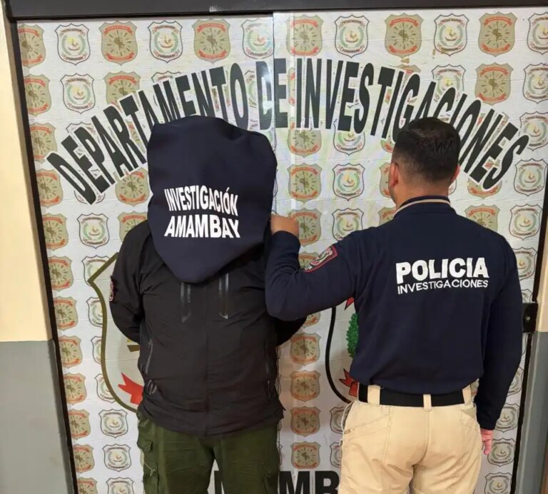 Detienen a un guardiacárcel transportando paquetes de marihuana en Pedro Juan Caballero