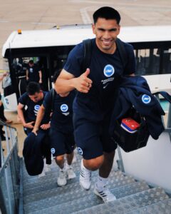 Diego Gómez volvió a los entrenamientos del Brighton después del Mundial