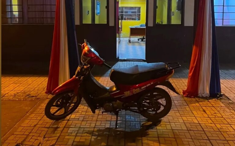 Recuperan en Pedro Juan la moto de un periodista gracias al rastreo satelital